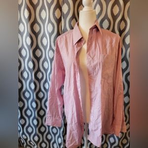 Wayne Scott Striped Business Shirt 15 3/4